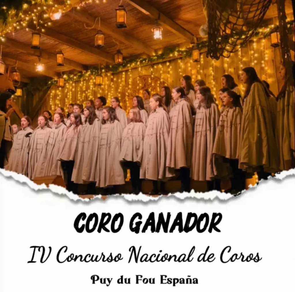 ¡Ganadoras del IV Concurso Nacional de Coros Puy du Fou España!